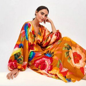 NWT Farm Rio Cashew Floral Maxi Dress - Medium